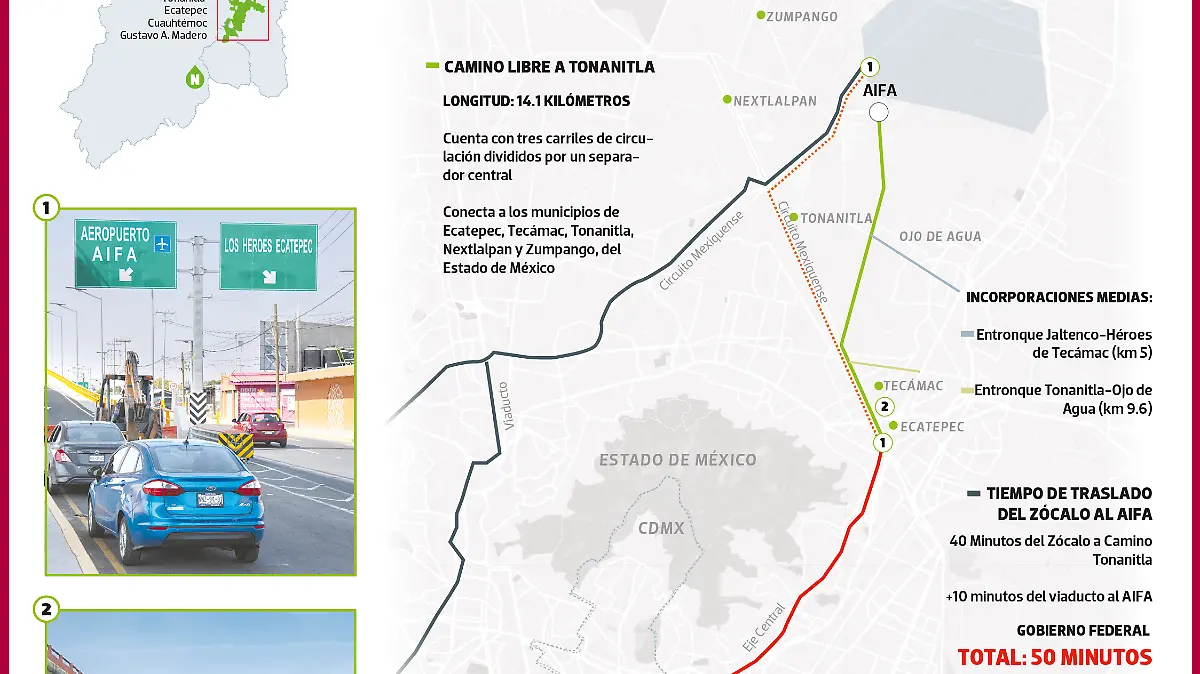 camino al AIFA METROPOLI WEB