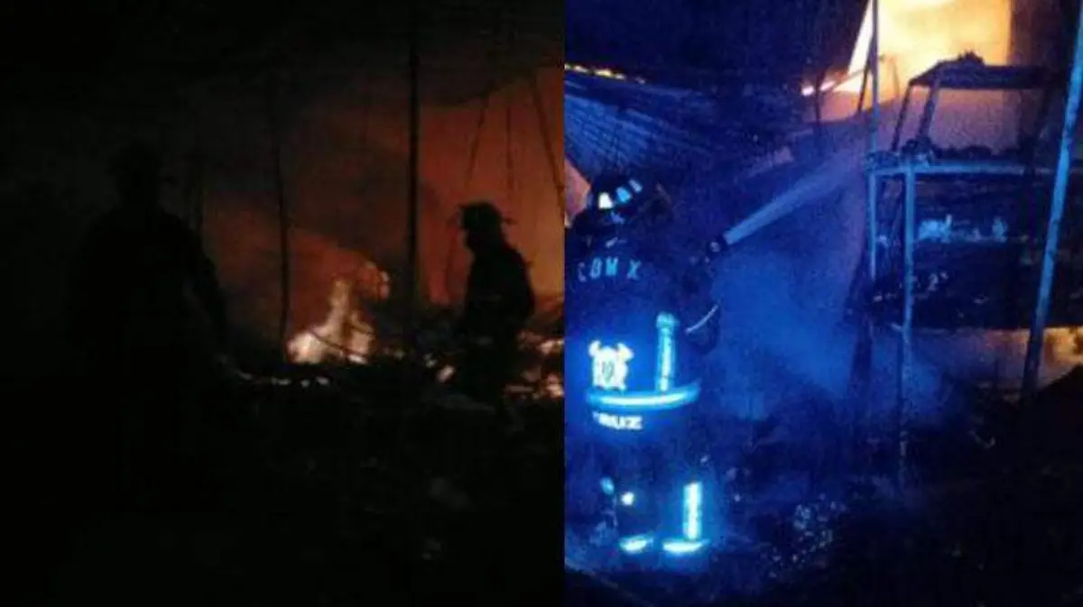 mercado la purisima se incendia en iztapalapa