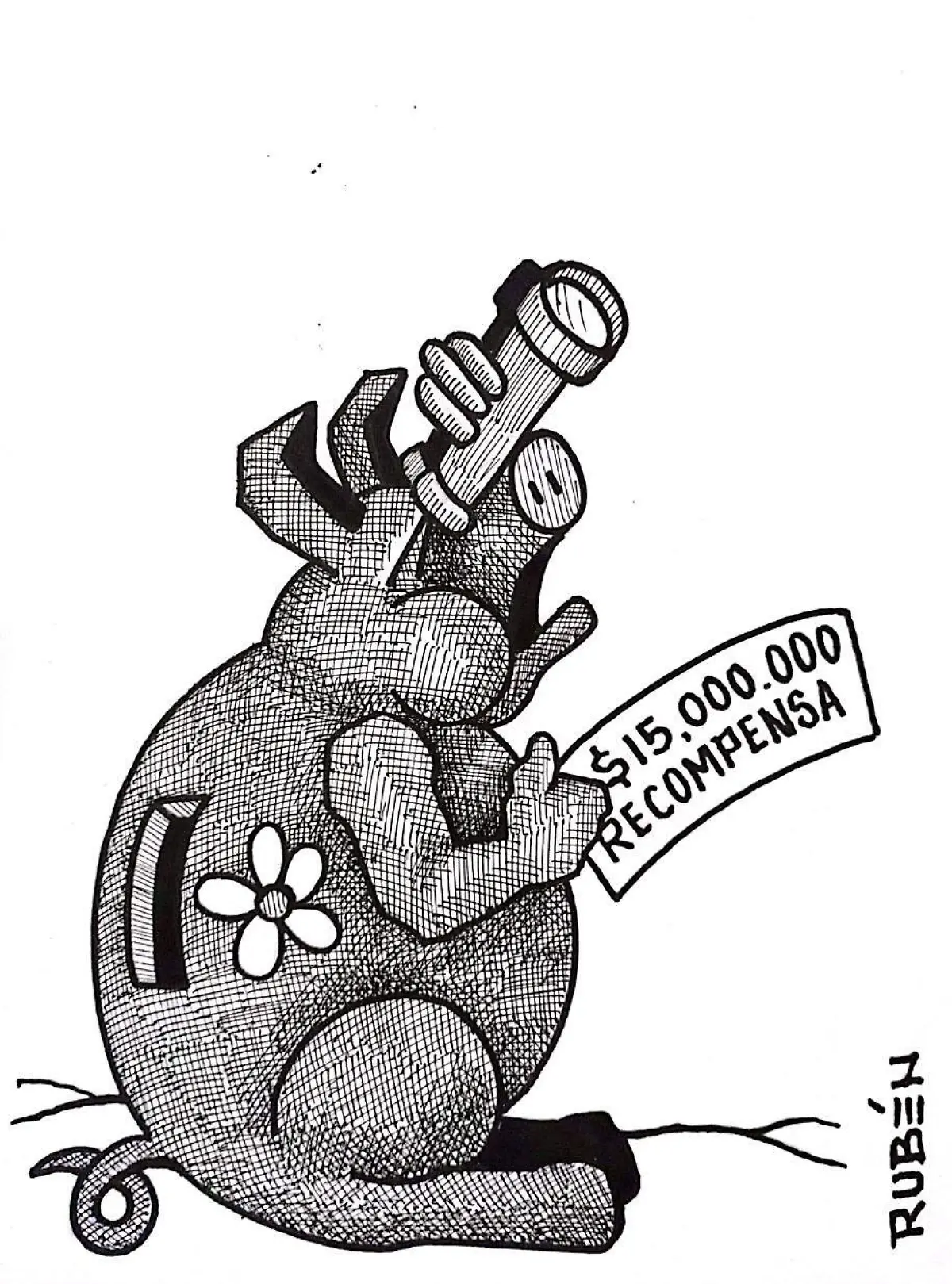 carton Rubén DÓNDE ANDARÁS MENCHO
