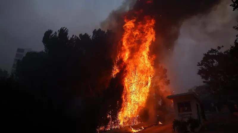 Incendio en Los Ángeles