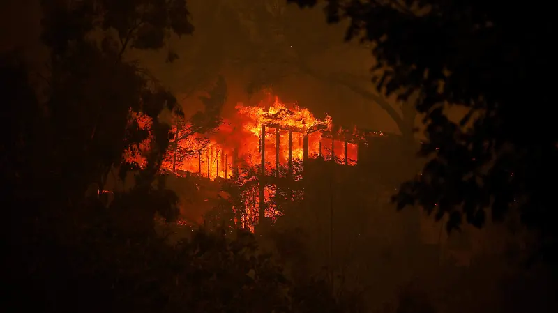 Incendio en Los Ángeles, California