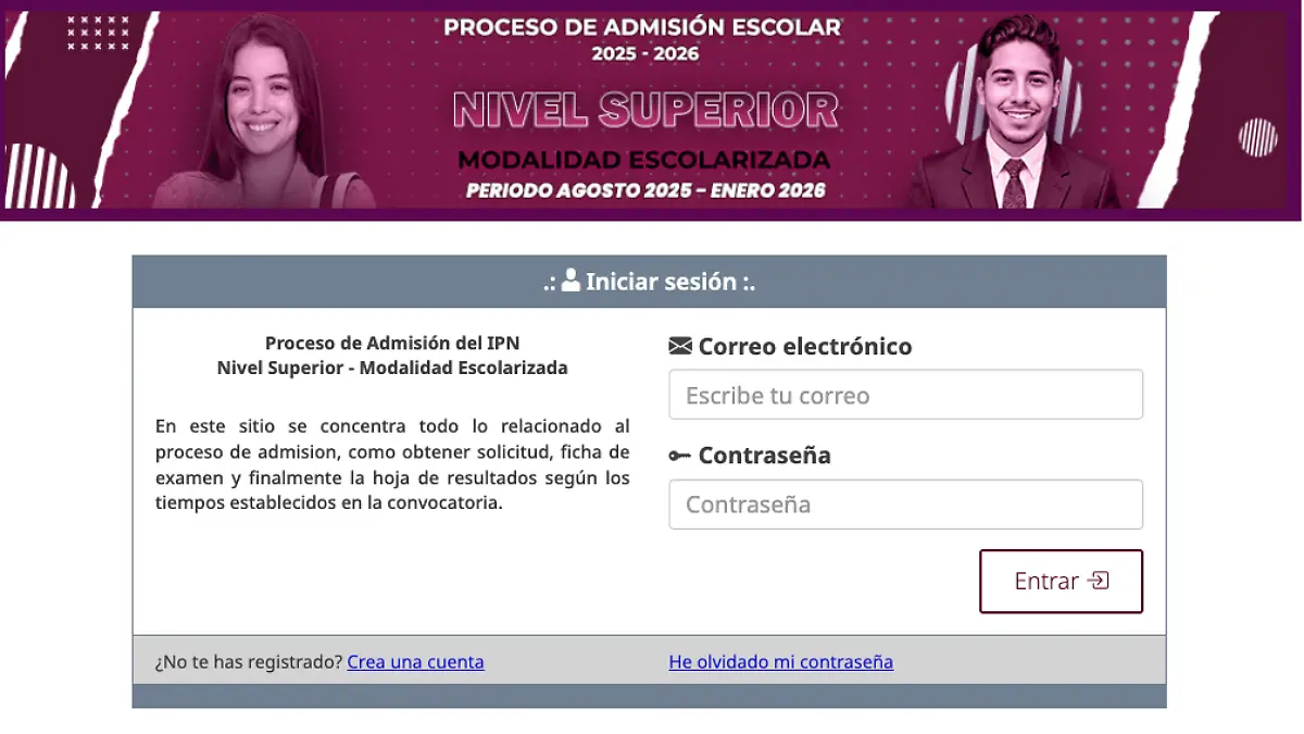 Proceso de admisión IPN
