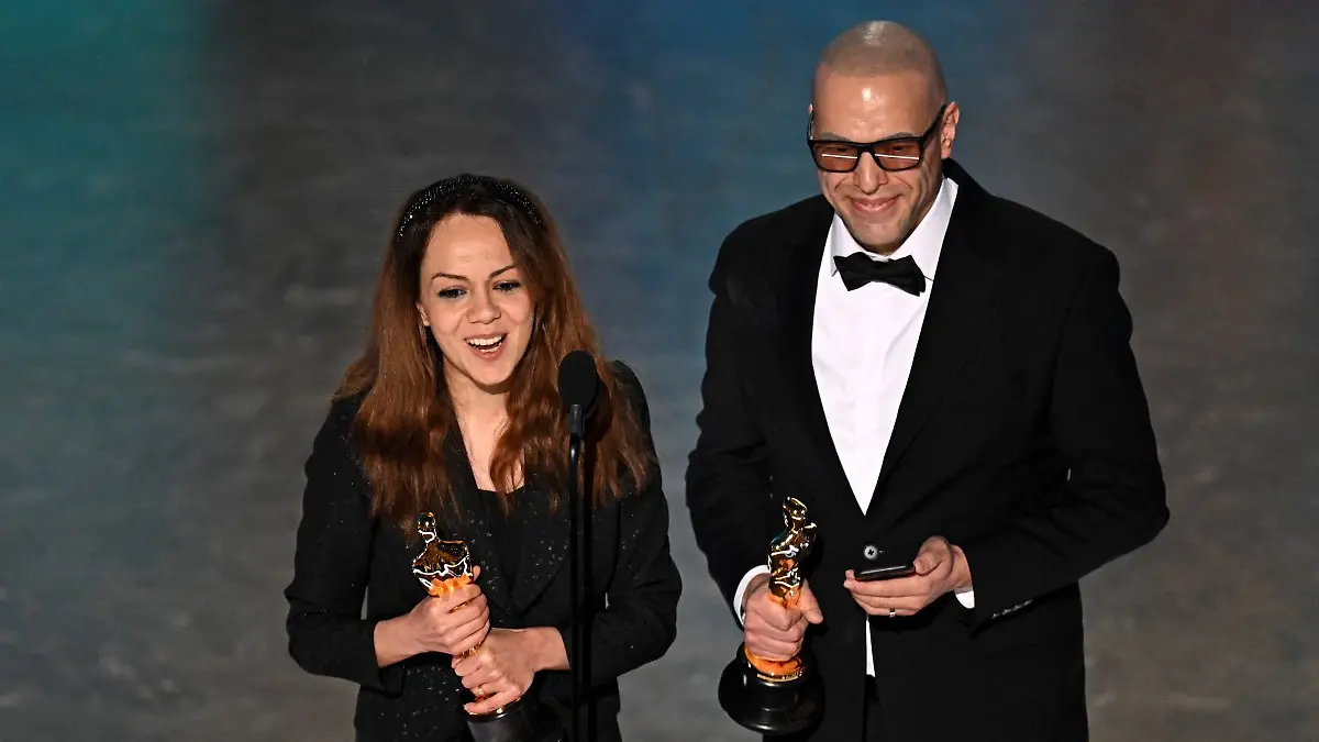 Shirin Sohani y Hossein Molayemi Mejor corto animado Oscar 2025