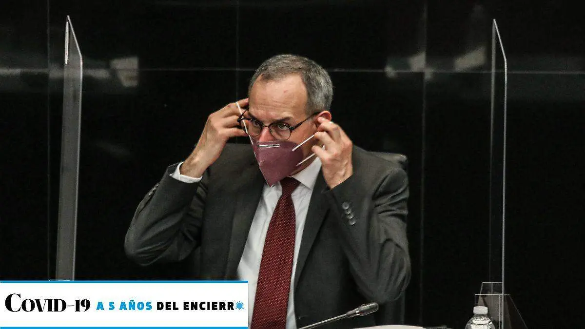 Hugo López-Gatell en el Congreso