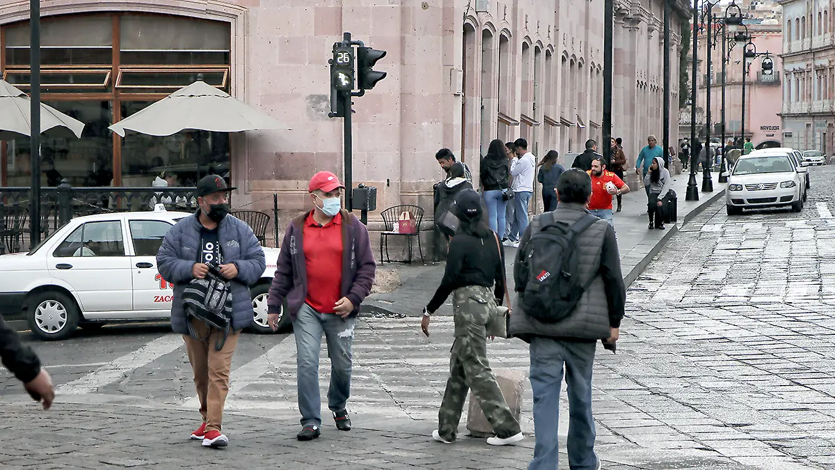 Personas con cubrebocas
