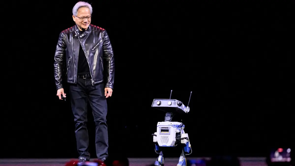 Jensen Huang robot "Blue"