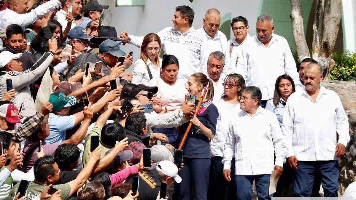 Claudia Sheinbaum en Oaxaca