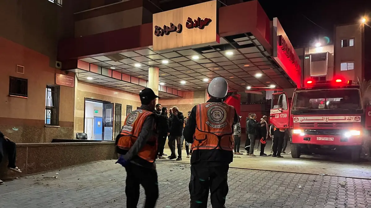 Hospital Nassar en Gaza 