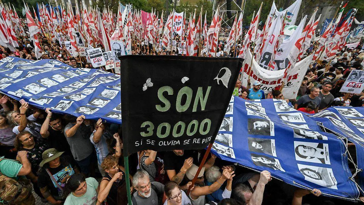 Protesta argentina dictadura