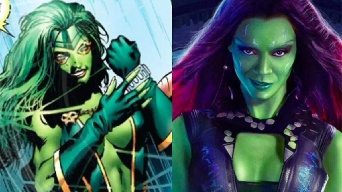 gamora collage