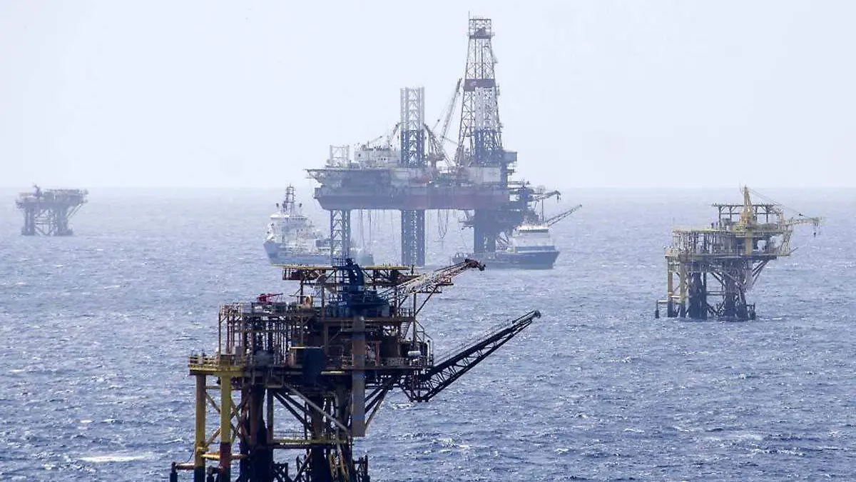 Plataforma petrolera en el Golfo de México
