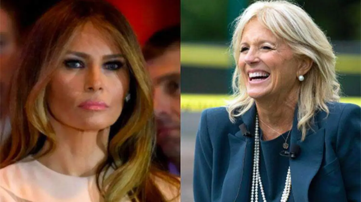 melania trump y jill biden