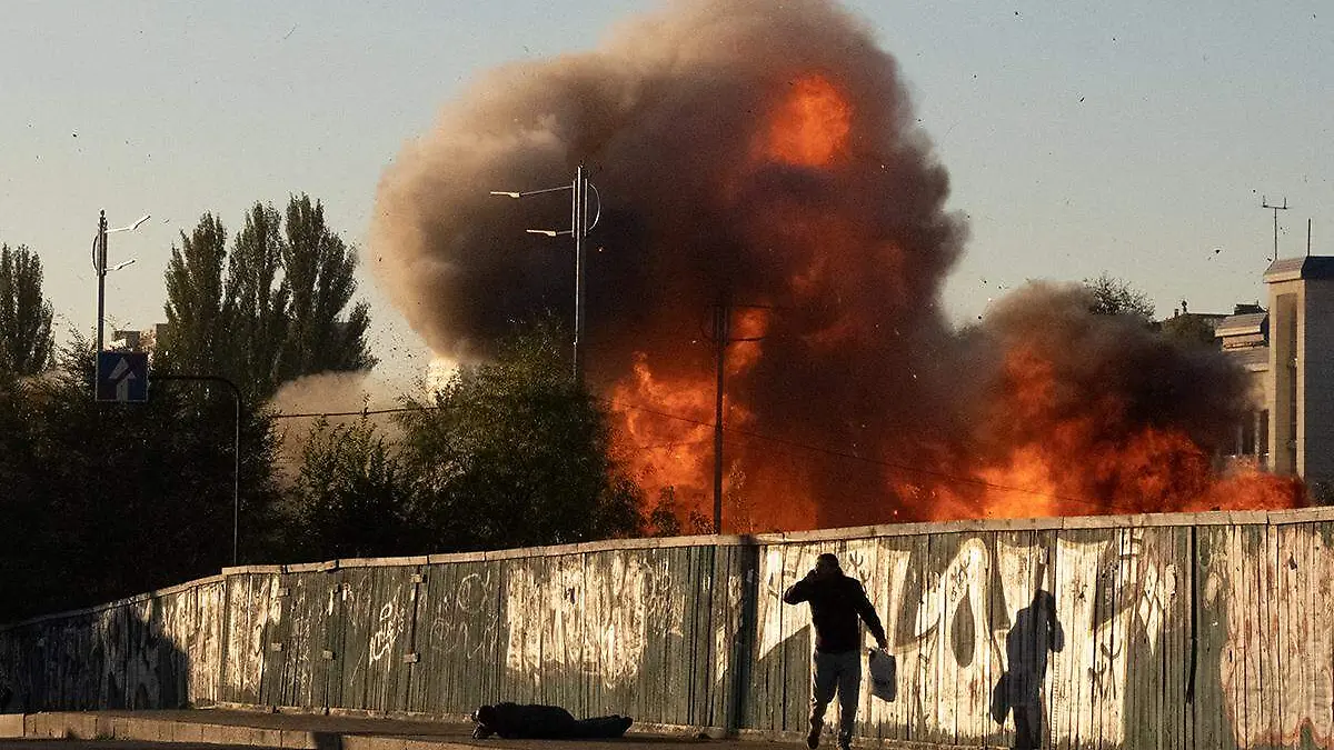 Explosión por drones en Kiev