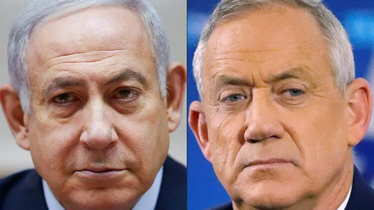 netanyahu-gantz-afp