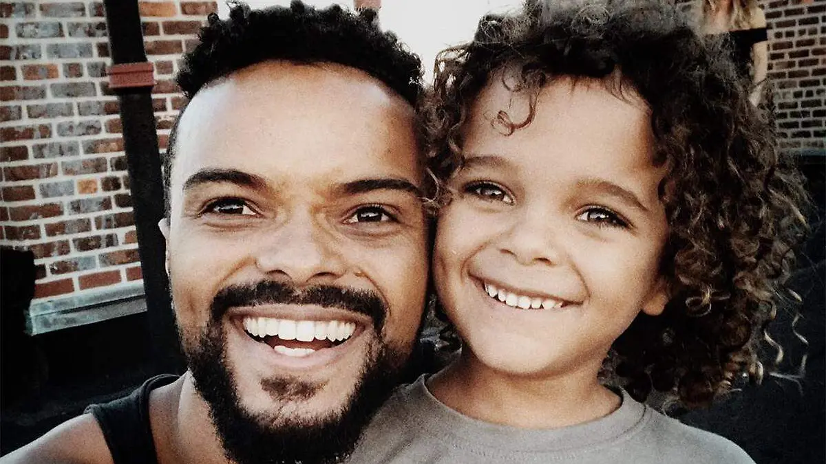 Eka y su hijo