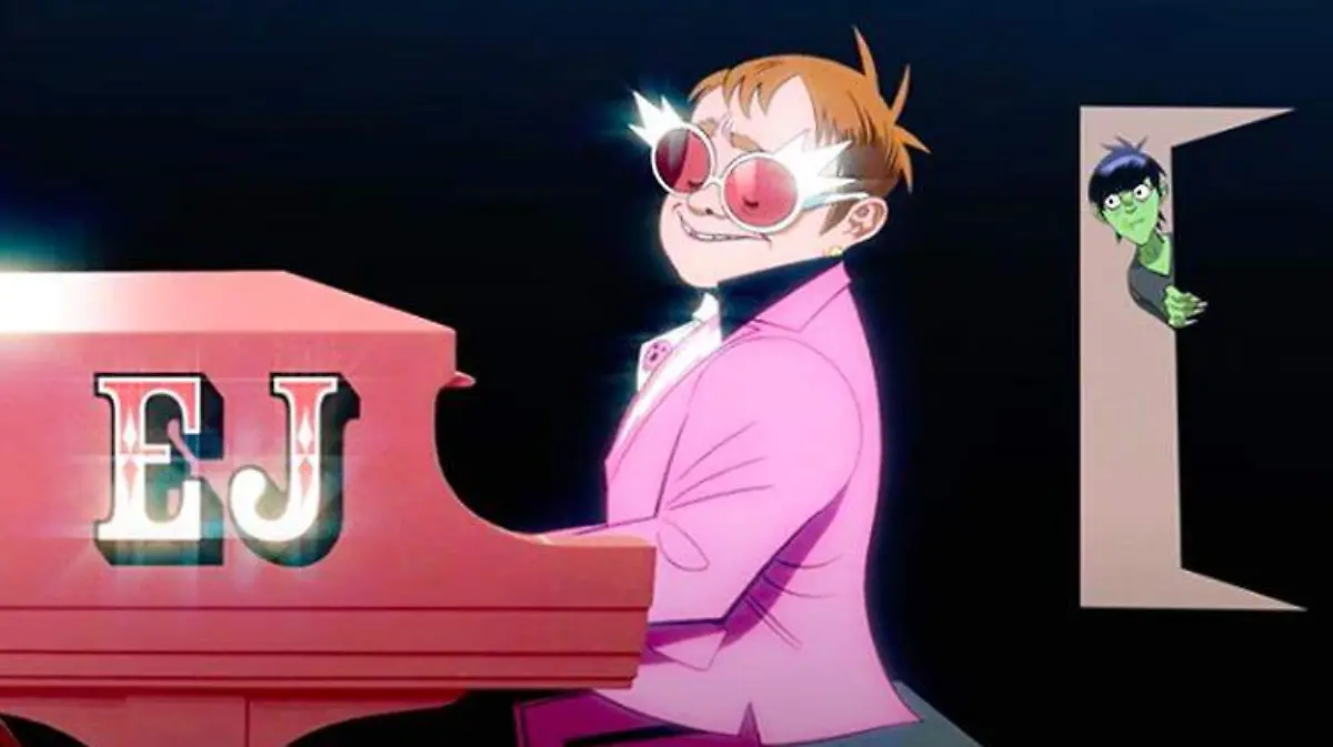 elton john gorillaz