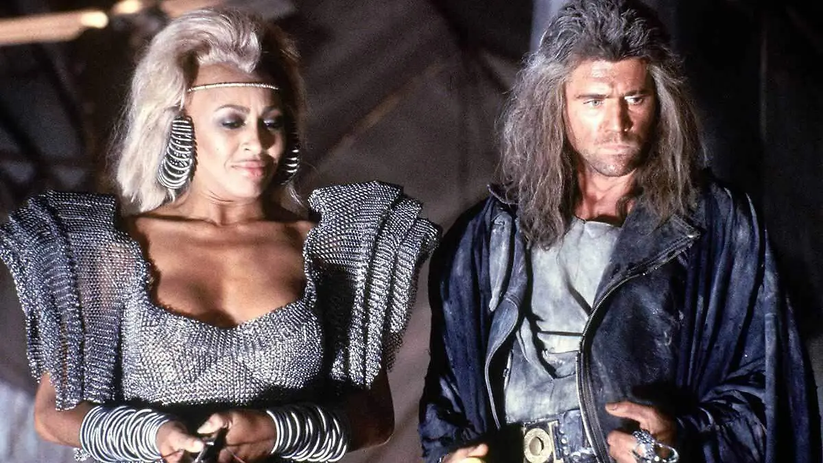 Tina Tuner y Mel Gibson