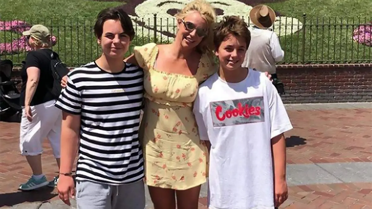 Britney y sus hijos