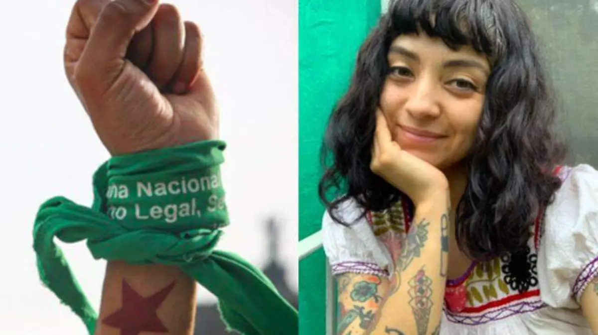 pañuelo verde y mon laferte