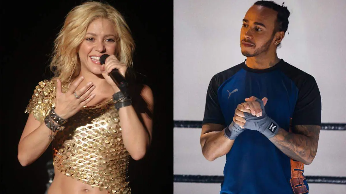 Shakira y Hamilton