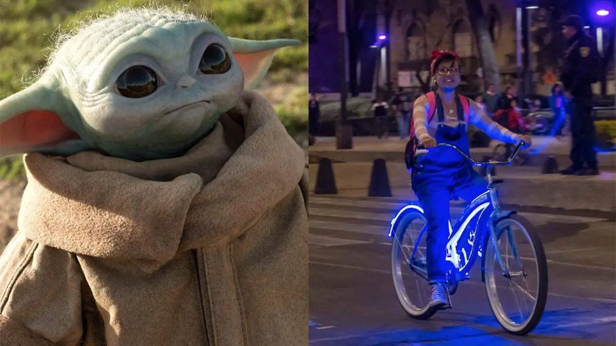 rodada baby yoda en CDMX