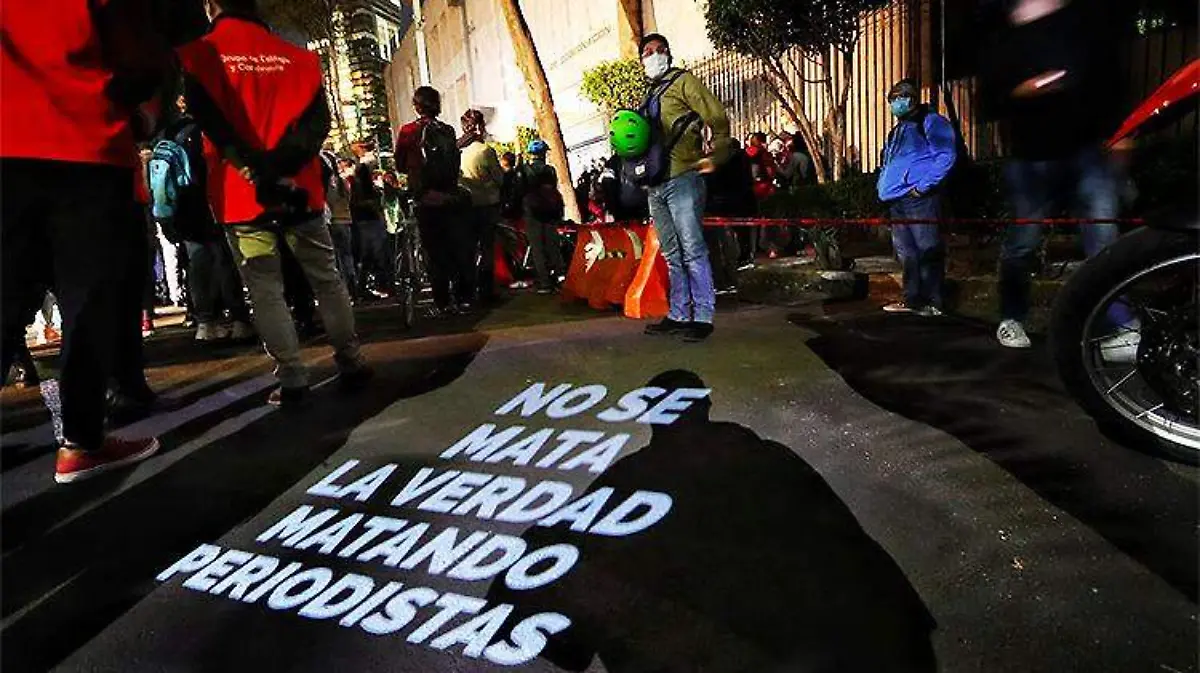 Protesta periodistas Segob2