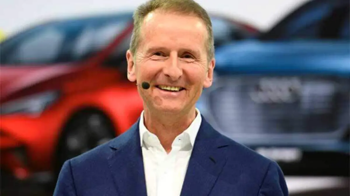 Herbert Diess es el CEO de Volkswagen