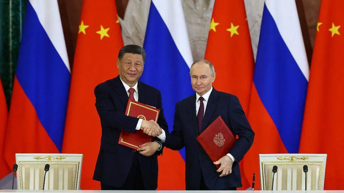 Xi y Putin en Moscú
