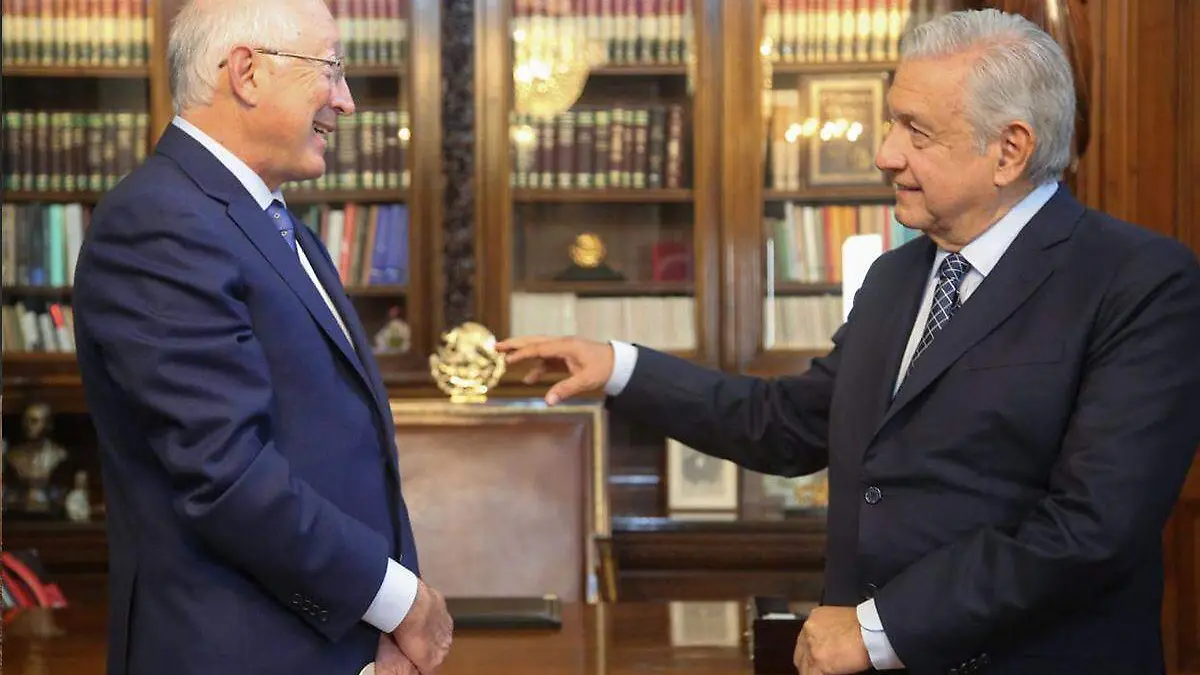 AMLO se reúne con embajador y secretario de Crecimiento Económico de EU