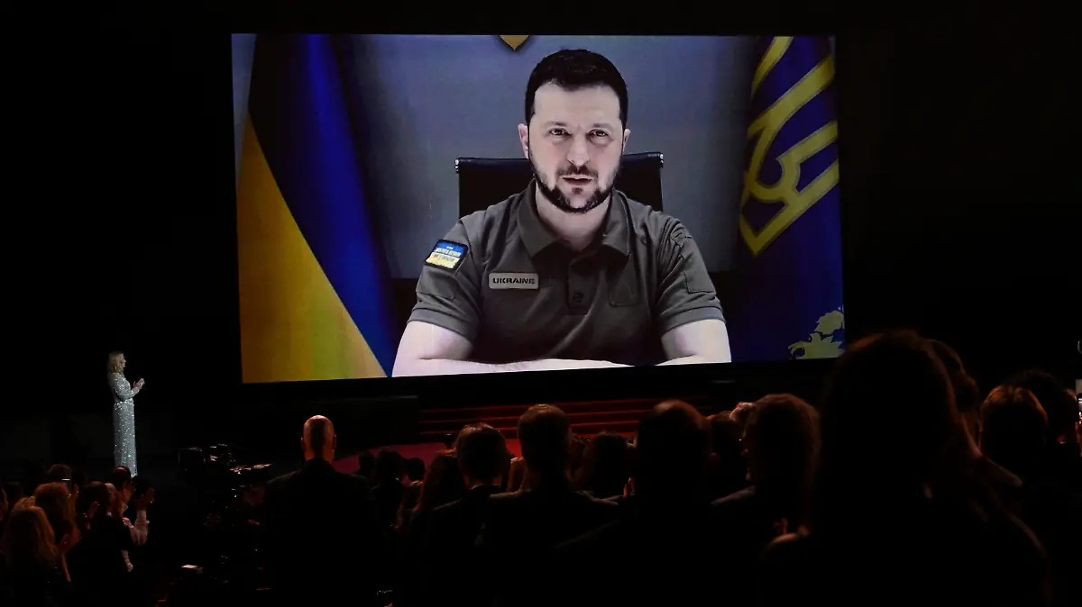 El cine no debe callar ante el peor conflicto desde la Segunda Guerra Mundial Zelenski desde Cannes