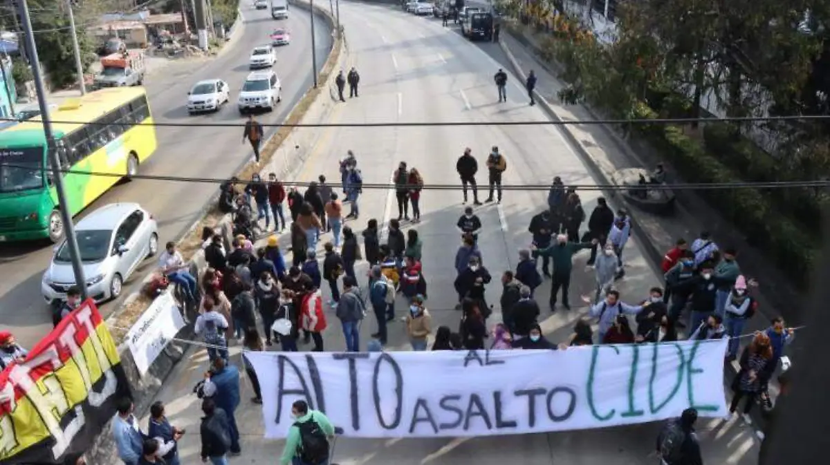 Manifestación CIDE