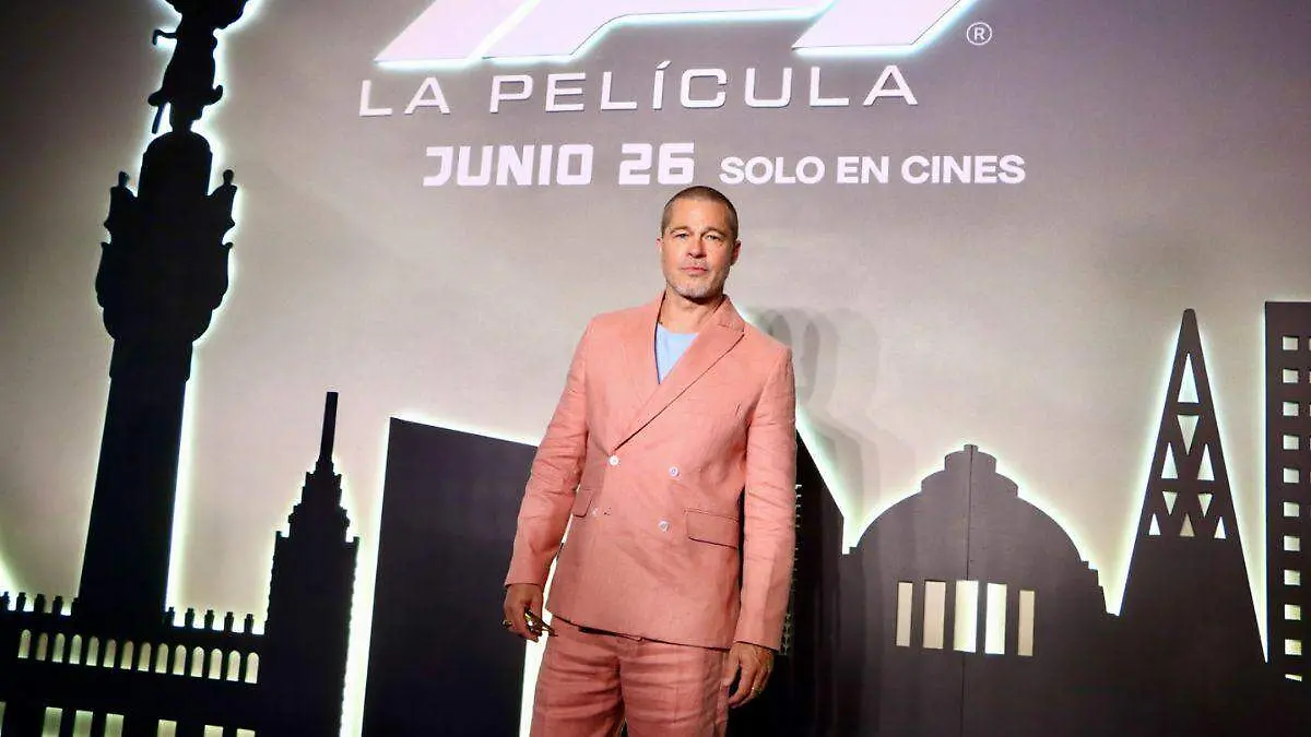 Brad Pitt presenta en México la película "F1"