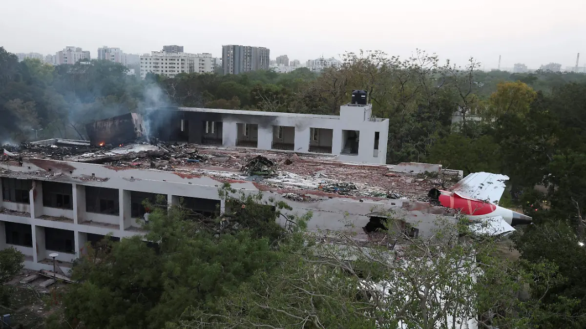 Accidente de avión en India