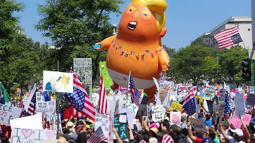 Protesta Trump_baby trump