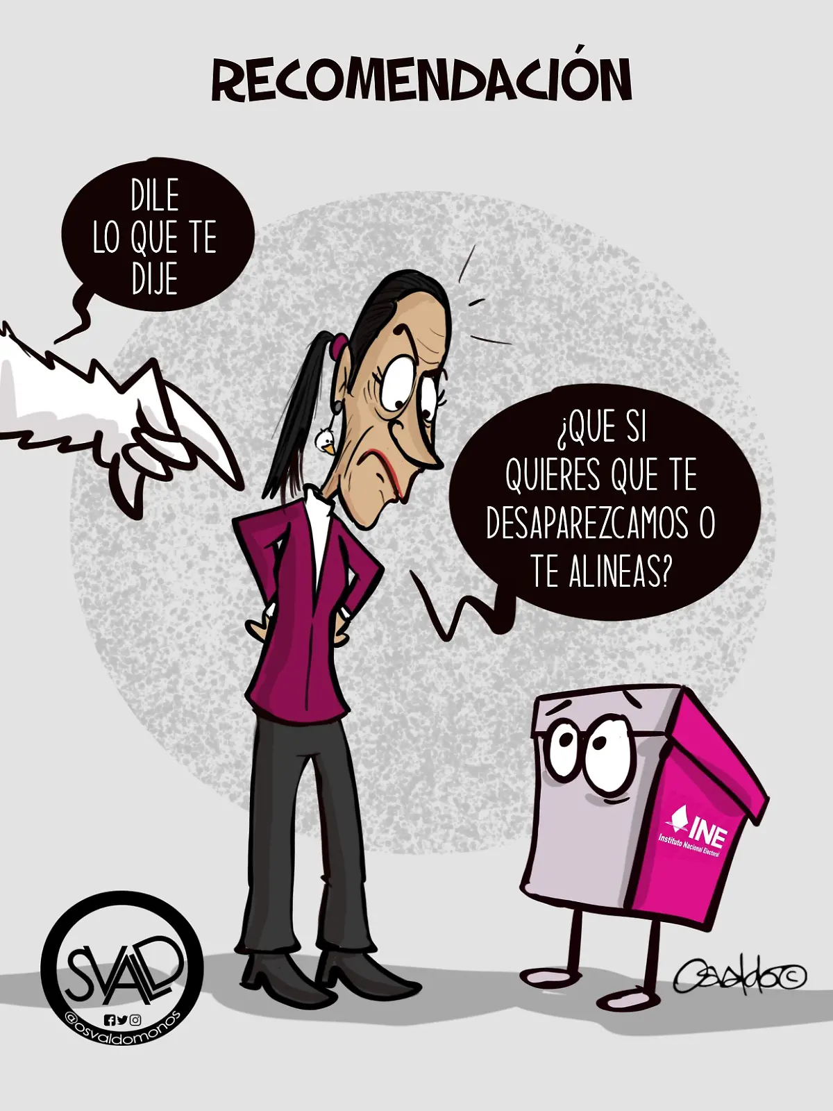 cartón OSVALDO