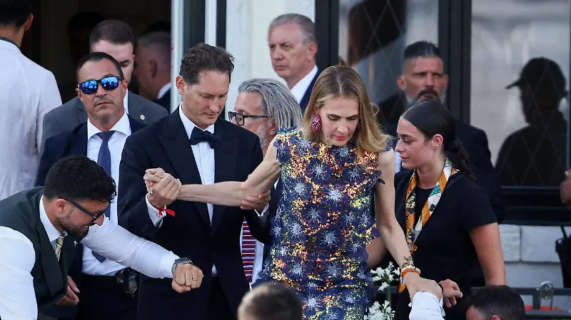 John Elkann y Lavinia Borromeo