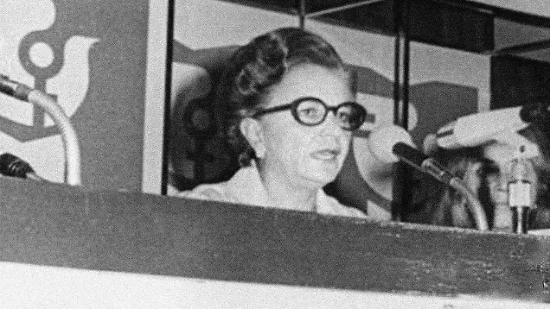 Oradora de la Tribuna del Año Internacional de la Mujer (Primera Conferencia Mundial)