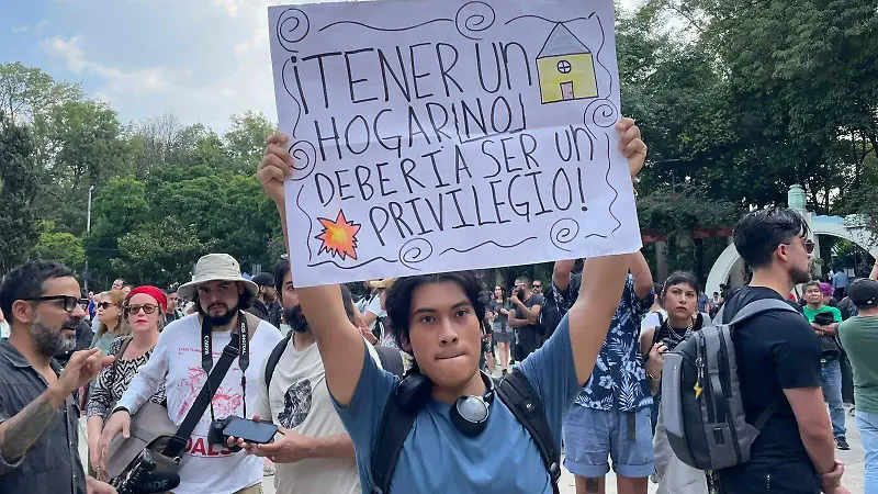 Primera protesta contra la Gentrificación en el Parque México