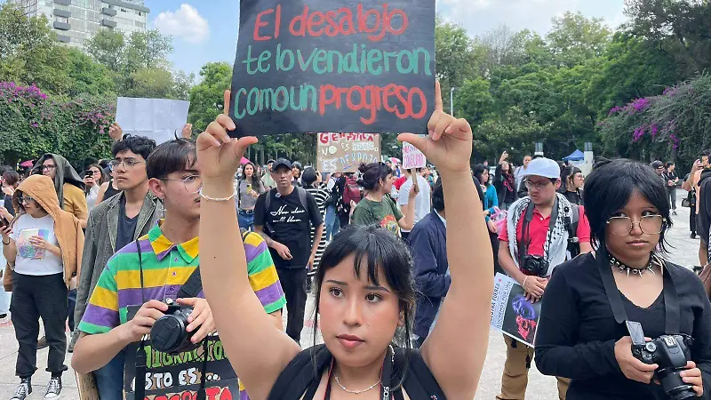Primera protesta contra la Gentrificación en el Parque México
