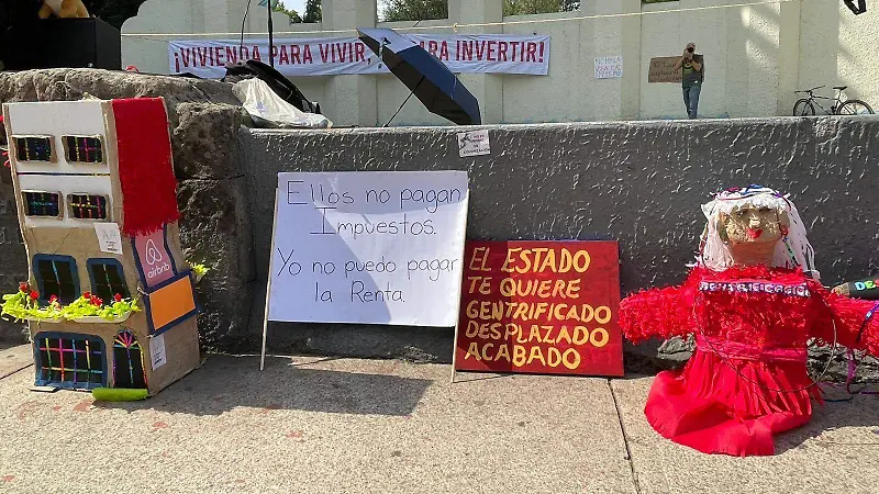 Primera protesta contra la Gentrificación en el Parque México
