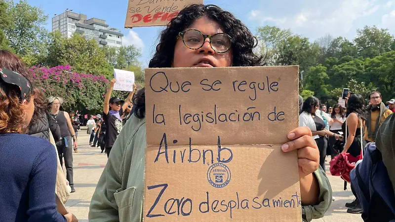 Primera protesta contra la Gentrificación en el Parque México