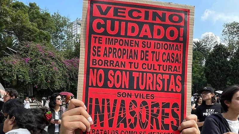 Primera protesta contra la Gentrificación en el Parque México