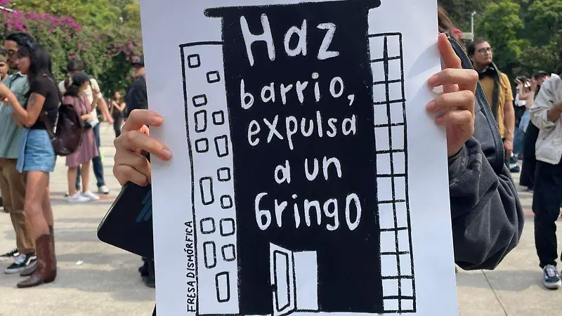 Primera protesta contra la Gentrificación en el Parque México
