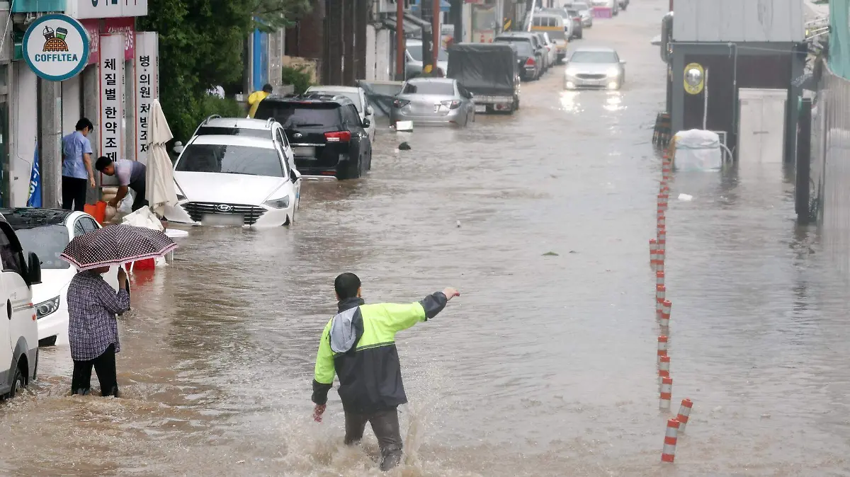 Lluvias Corea del Sur