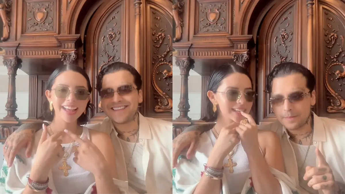 Christian Nodal y Ángela Aguilar - TikTok