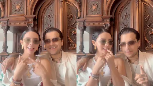 Christian Nodal y Ángela Aguilar - TikTok