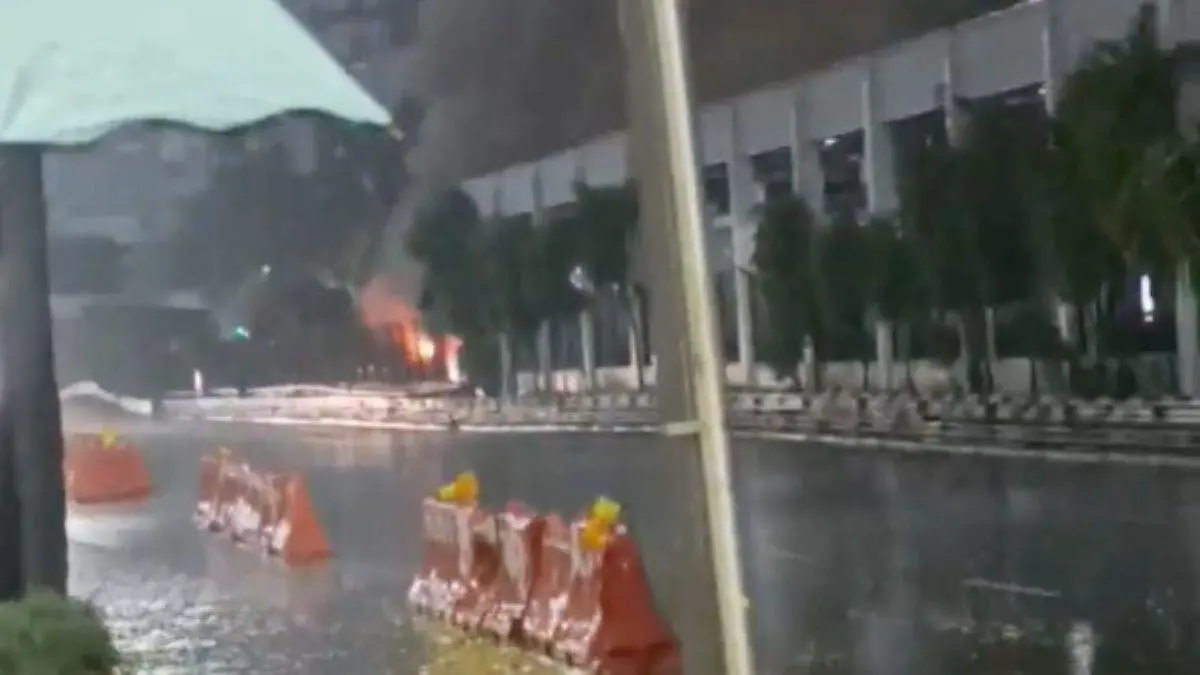Incendio en L2 del Metro