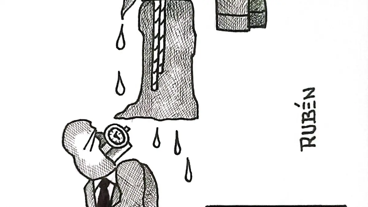 cartón Rubén ¡A CAMBIARSE DE ROPA!