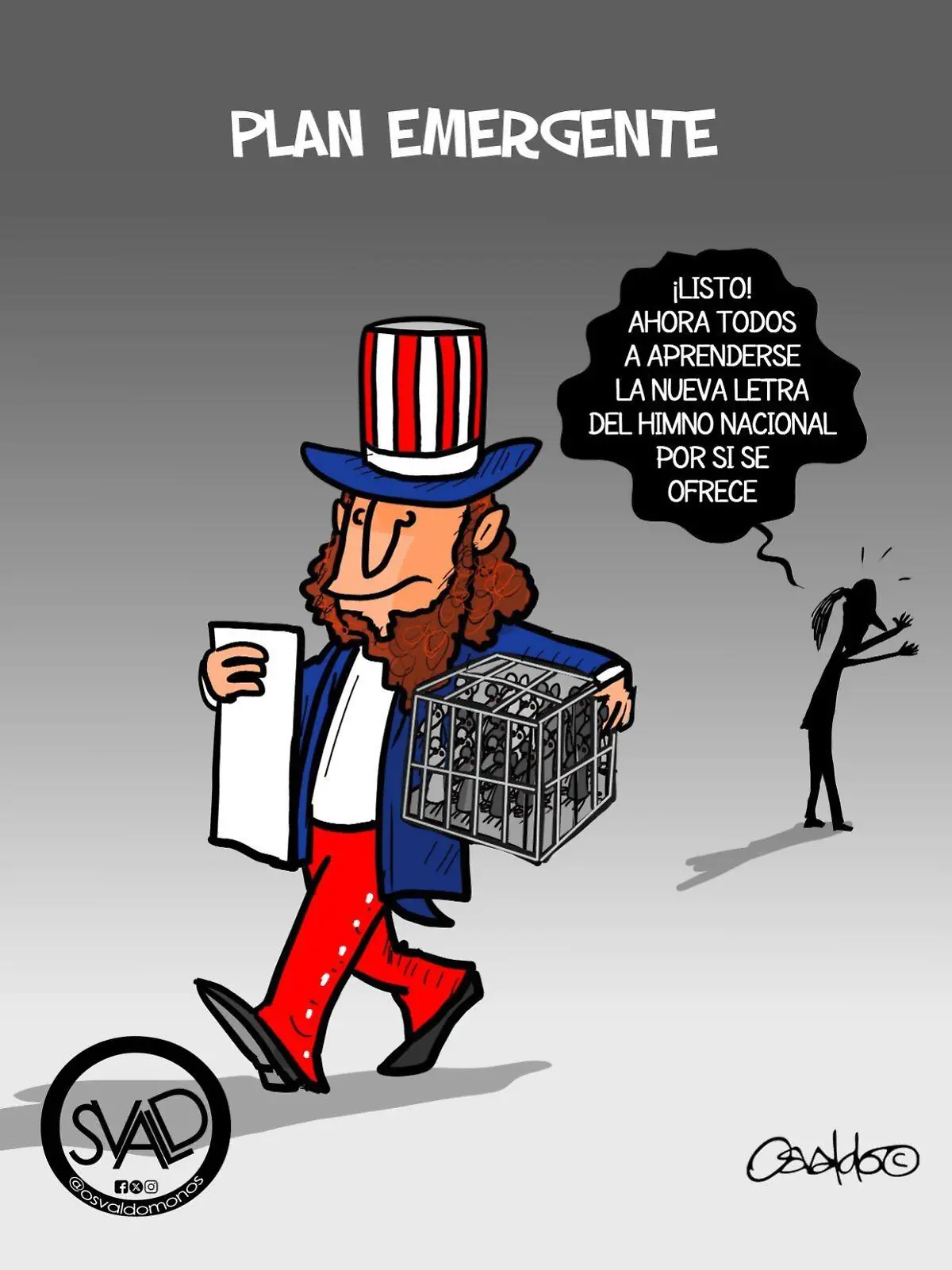 cartón OSVALDO