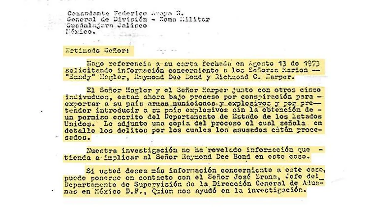 Carta Fiscal Jimmy Tallant